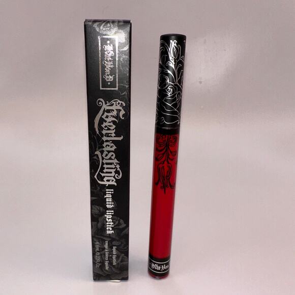 KVD Beauty Kat von D Everlasting Liquid Lipstick Outlaw Tomato Red